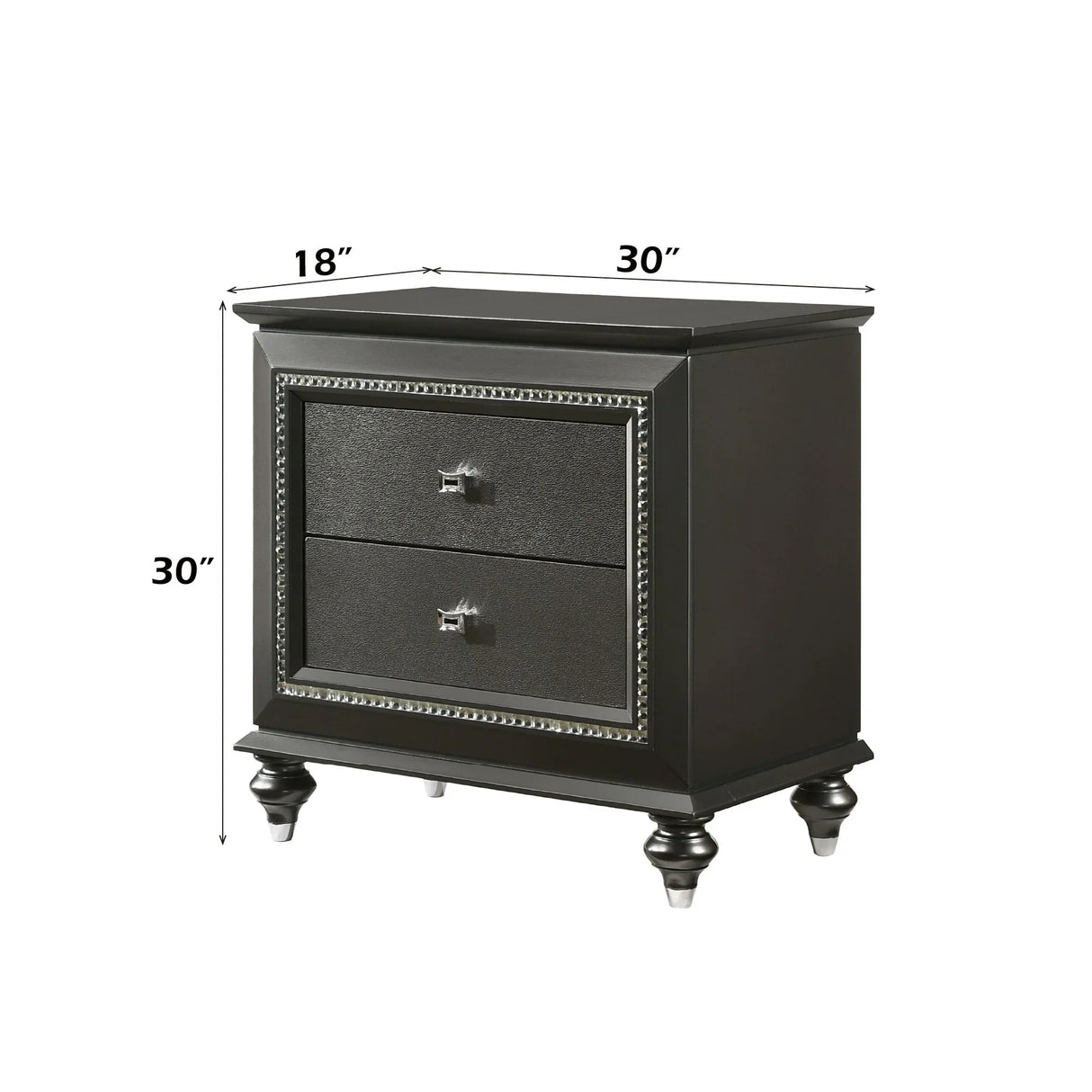 Kaitlyn - Nightstand, Elegant Design - Furniture Home Direct