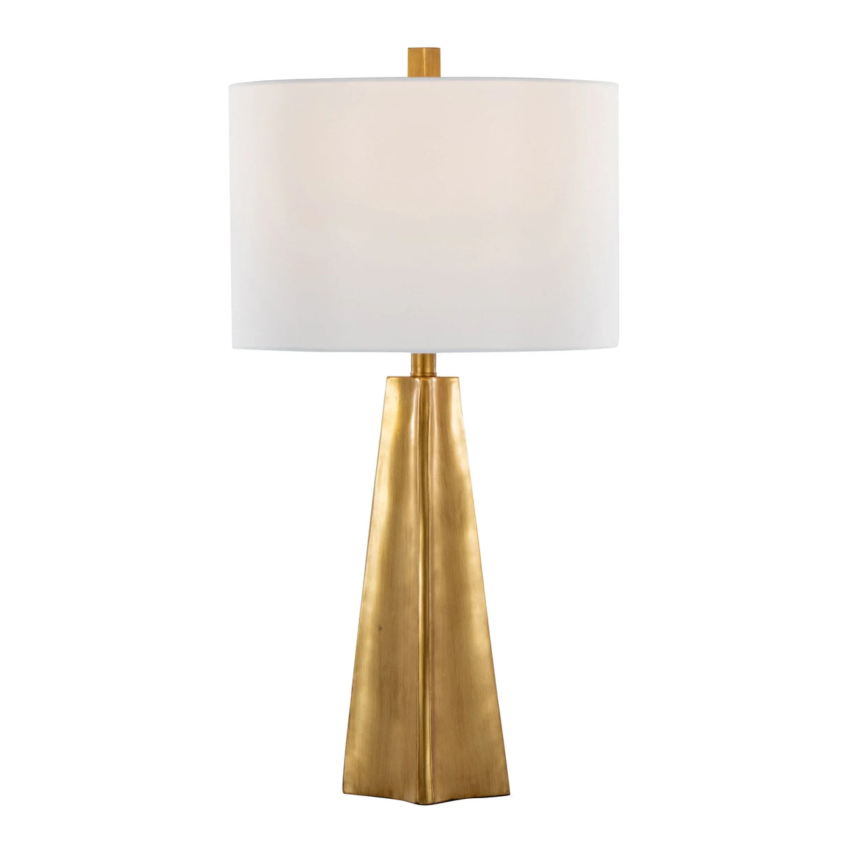 Pompeii - Contemporary Table Lamp - Gold / White - Furniture Home Direct