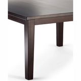 Eastwood - Square Dining Table - Java Brown - Furniture Home Direct