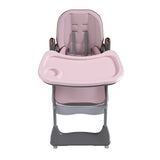 Adjustable Baby High Chair 0-6 Years, Portable Infant Feeding Seat With Safety Belt, Silent Lockable Wheels - Furniture Home Direct