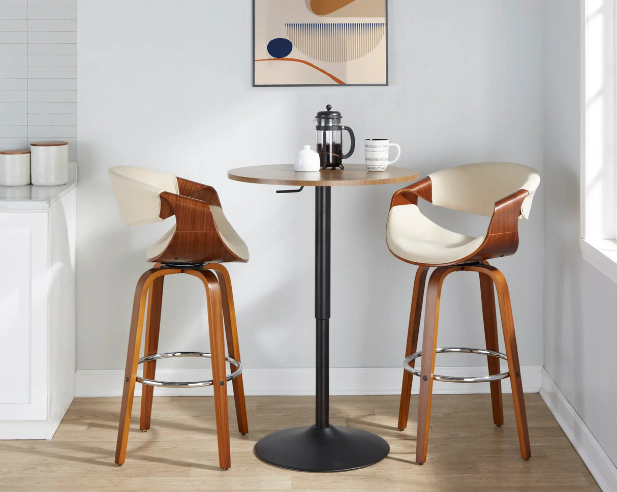 Elia - Contemporary Adjustable Bar Table - Furniture Home Direct