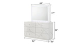 Bedroom Set Queen Bed Dresser Mirror Nightstand White - Furniture Home Direct