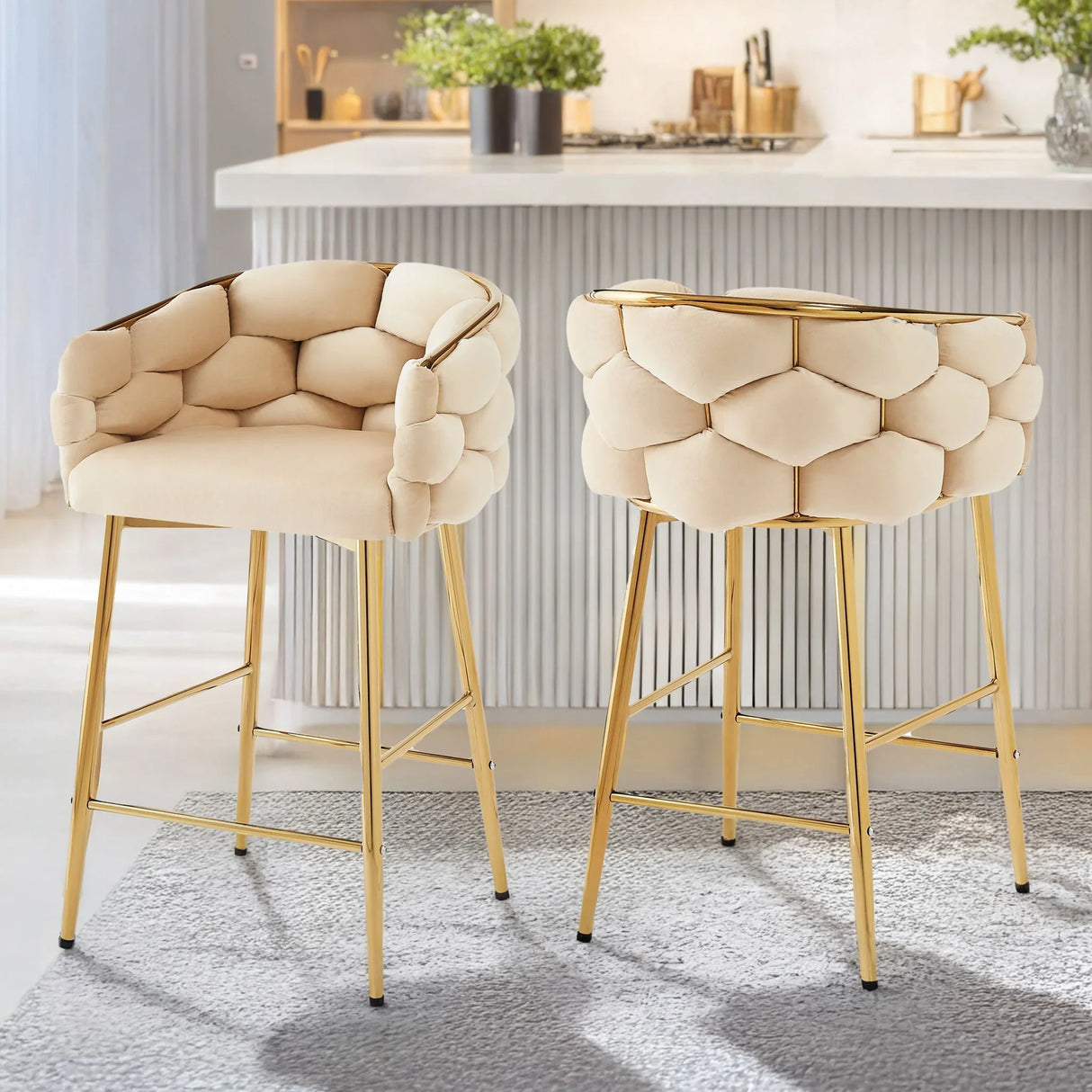 Modern Counter Stools (Set of 2)