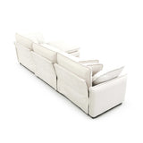 3 Piece Living Room Set - Beige Corduroy - Furniture Home Direct