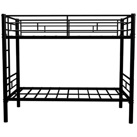 Bunk Bed For Kids, Convertible Frame With Ladders & Guardrail - Furniture Home Direct