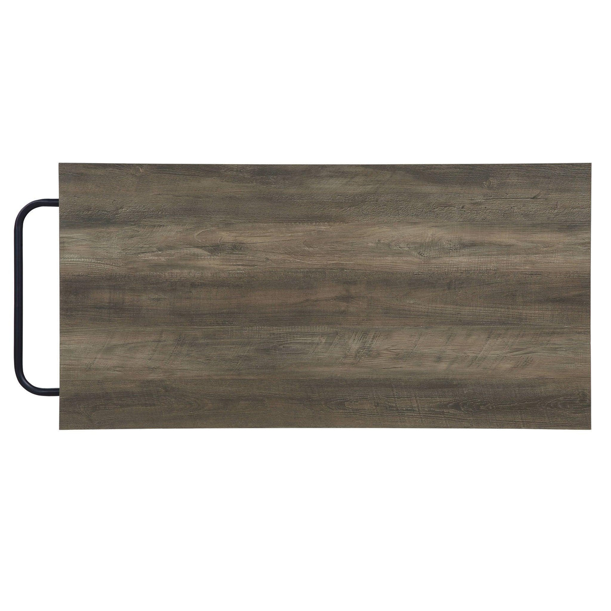 Lona - Kitchen Island - Rustic Oak / Black - Furniture Home Direct