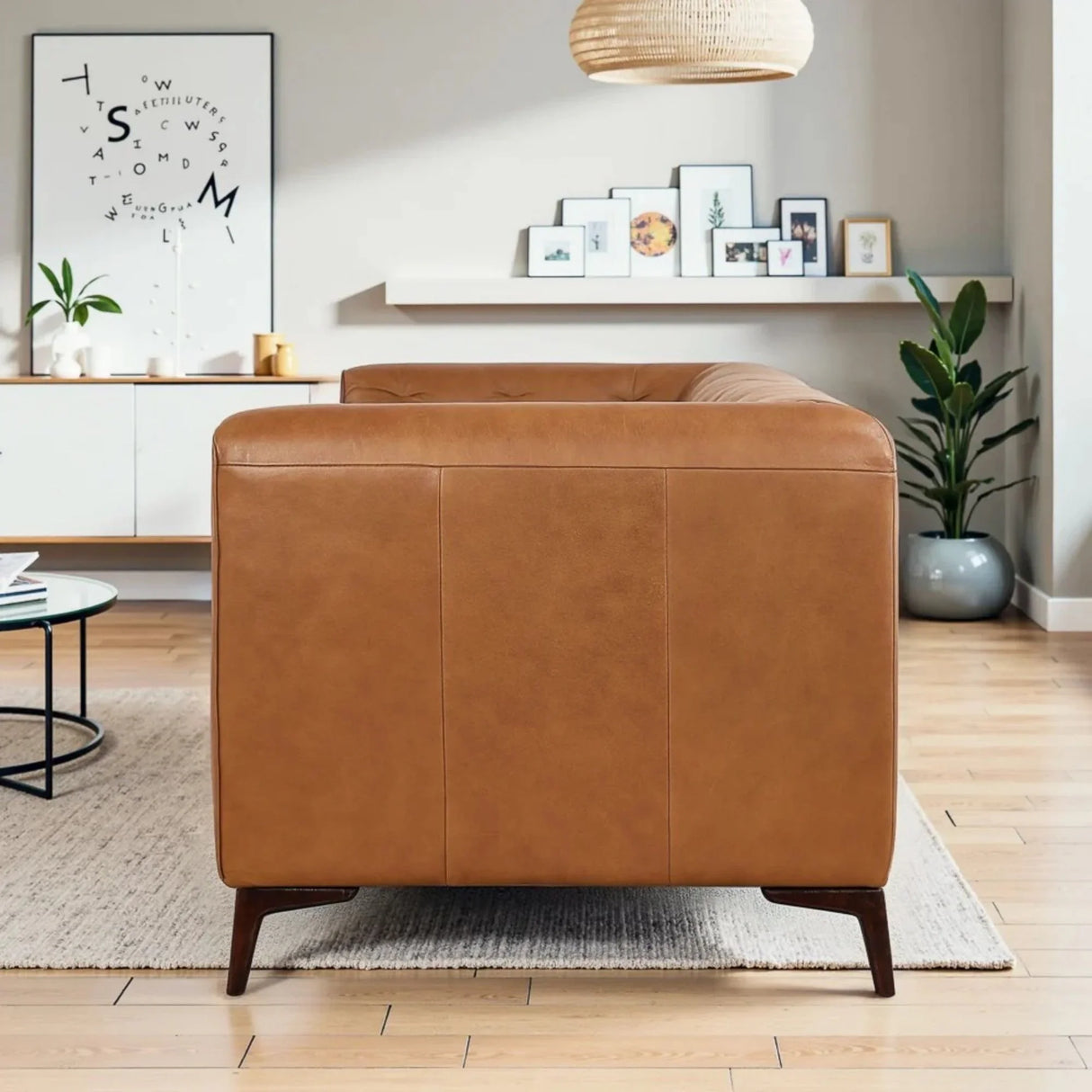 Fargo - Leather Sofa - Brown / Rustic - Furniture Home Direct