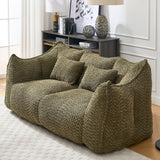 Comfortable Dual Beanbag Chair With High Resilience Foam Core For 2 People - Furniture Home Direct