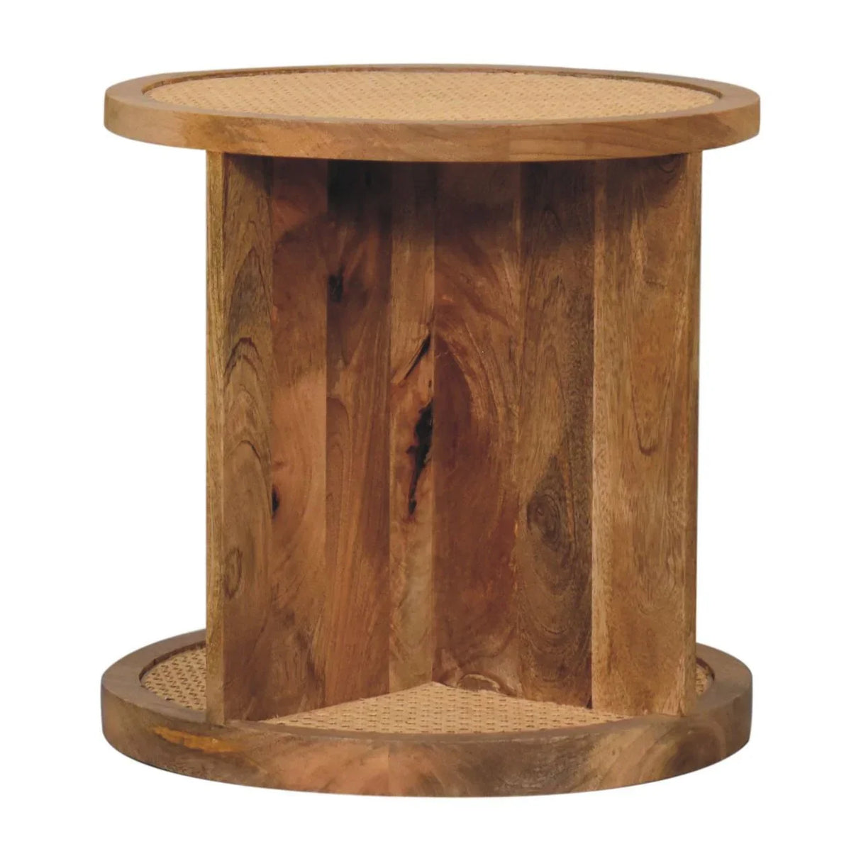 Close Knit Corner End Table - Oak - Furniture Home Direct