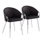 Claire - Contemporary / Glam Stylish Design Chair (Set of 2) - Furniture Home Direct