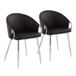 Claire - Contemporary / Glam Stylish Design Chair (Set of 2) - Furniture Home Direct