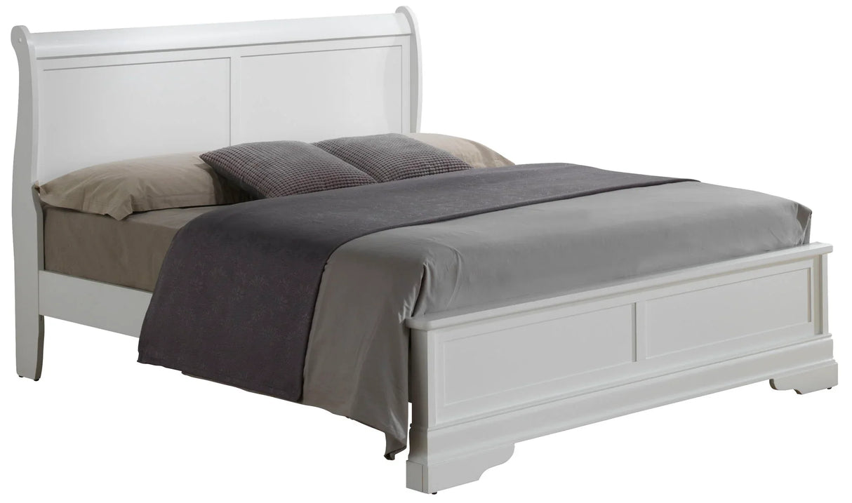 Sleigh Bed With Low Footboard - Furniture Home Direct