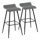 Ale - Contemporary Fixed-Height Bar Stool (Set of 2) - Furniture Home Direct