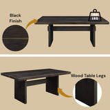 Jaramillo - 7 Pieces Dining Room Set - Gold / Rustic Espresso - Furniture Home Direct