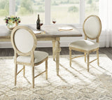 Ludin - Upholstered Dining Chairs (Set of 2) - Brown - Furniture Home Direct