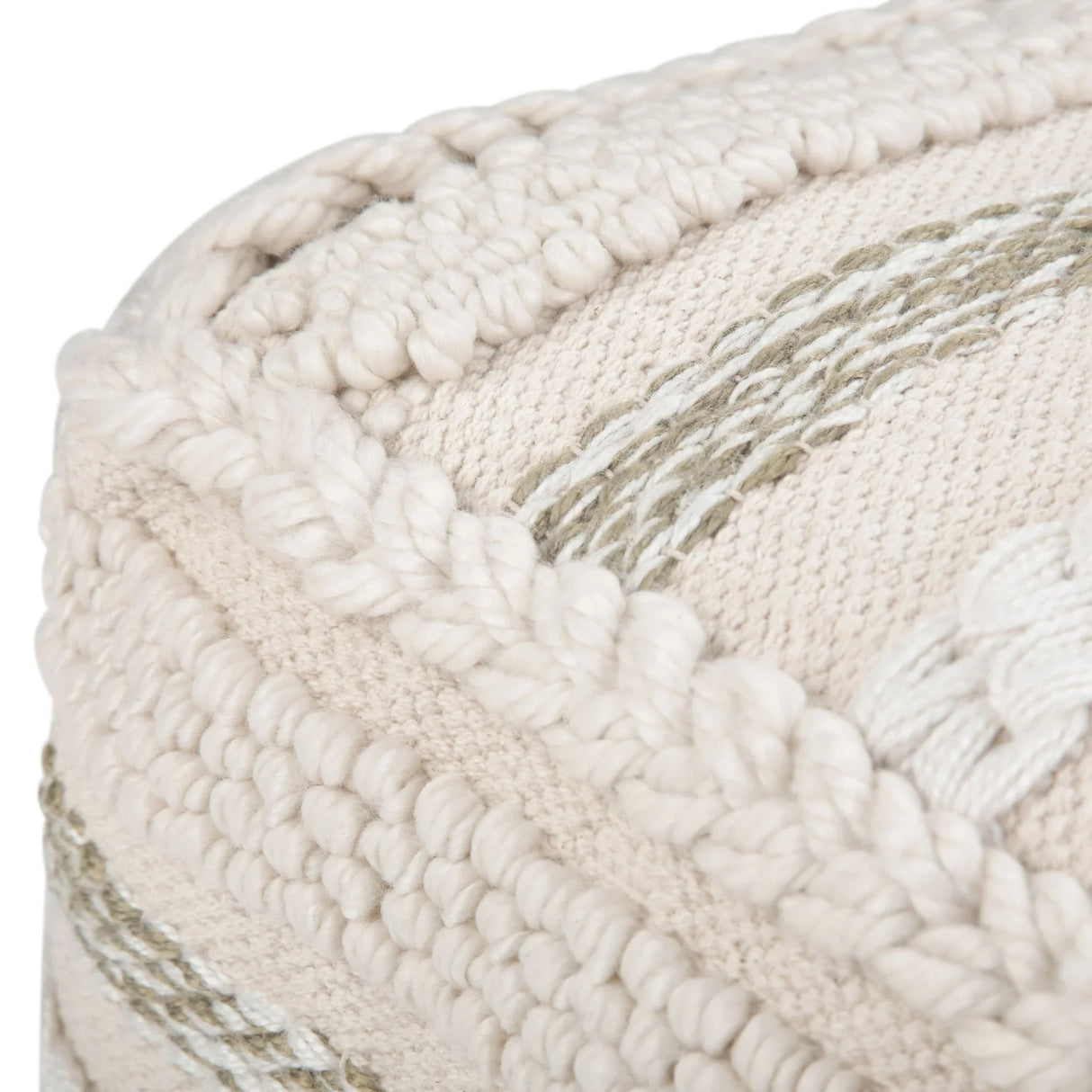 Sommer - Handcrafted Square Pouf - Furniture Home Direct