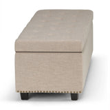 Hamilton - Upholstered Storage Ottoman - Furniture Home Direct
