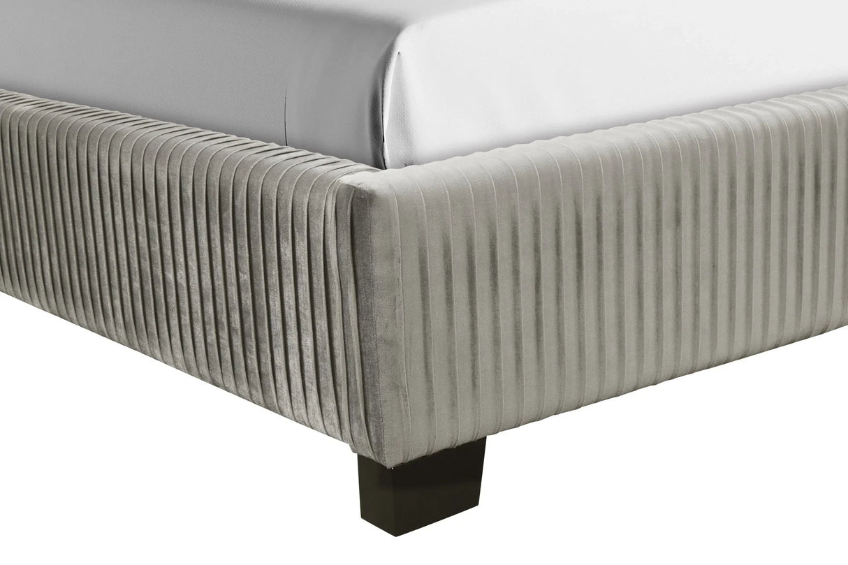 Upholstered Bed, Space-Saving Design - Furniture Home Direct