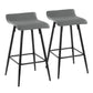Ale - Contemporary Fixed Height Counter Stool (Set of 2) - Furniture Home Direct