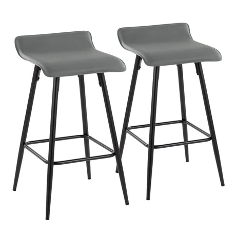 Ale - Contemporary Fixed Height Counter Stool (Set of 2) - Furniture Home Direct