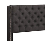 Nailhead Bed Transitional Vibrant - Furniture Home Direct