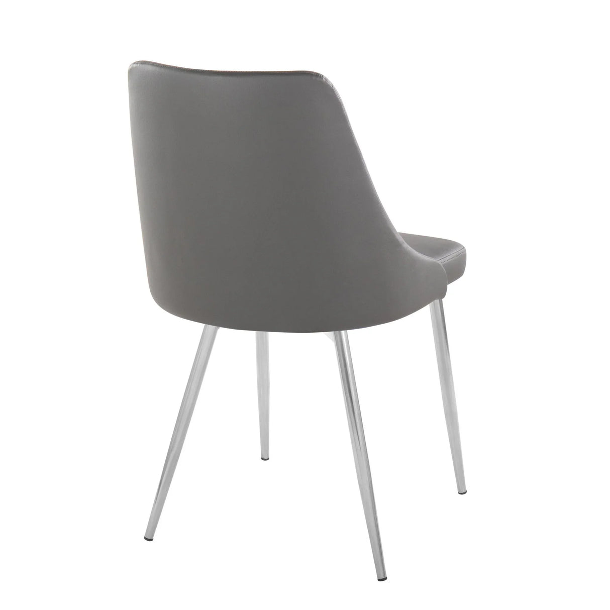 Marche - Contemporary Dining Chair With Metal Legs (Set of 2) - Furniture Home Direct