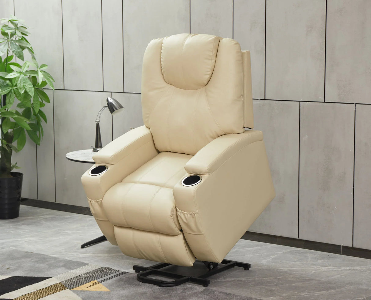 Modern Recliner Chair With Cup Holders, Remote Control - Furniture Home Direct