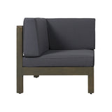 Outdoor Patio Sofa - Dark Gray - Furniture Home Direct