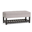 Cosmopolitan - Storage Ottoman Bench With Open Bottom - Furniture Home Direct