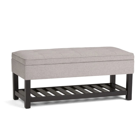 Cosmopolitan - Storage Ottoman Bench With Open Bottom - Furniture Home Direct