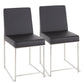 Fuji - Contemporary Modern Elegance High Back Dining Chair (Set of 2) - Furniture Home Direct