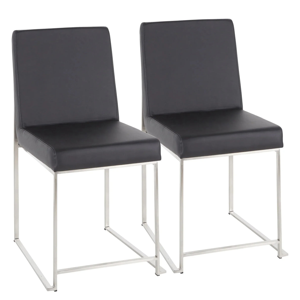 Fuji - Contemporary Modern Elegance High Back Dining Chair (Set of 2) - Furniture Home Direct