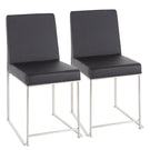 Fuji - Contemporary Modern Elegance High Back Dining Chair (Set of 2) - Furniture Home Direct