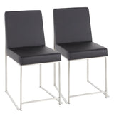 Fuji - Contemporary Modern Elegance High Back Dining Chair (Set of 2) - Furniture Home Direct