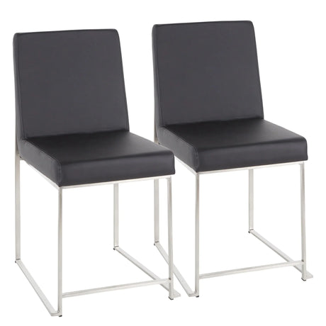 Fuji - Contemporary Modern Elegance High Back Dining Chair (Set of 2) - Furniture Home Direct