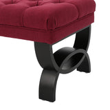 HILTON Bench with Button-Tufted Diamond Stitching - Furniture Home Direct