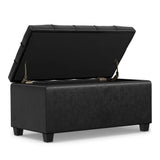 Sienna - Transitional Storage Ottoman Bench - Furniture Home Direct