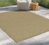 Earth - 5'3" X 7'3" Indoor, Outdoor Area Rug - Jute, Jute - Furniture Home Direct