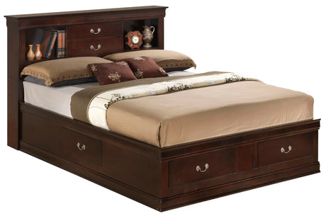 Louis Phillipe - Bookcase Storage Bed - Furniture Home Direct