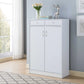 Shoe Storage Cabinet With Fives Shelves, Two Drawers, Fits 15 Pairs Of Shoes - Furniture Home Direct