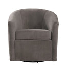 Oaklynn - Barrel Style Swivel Accent Chair - Furniture Home Direct
