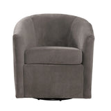 Oaklynn - Barrel Style Swivel Accent Chair - Furniture Home Direct
