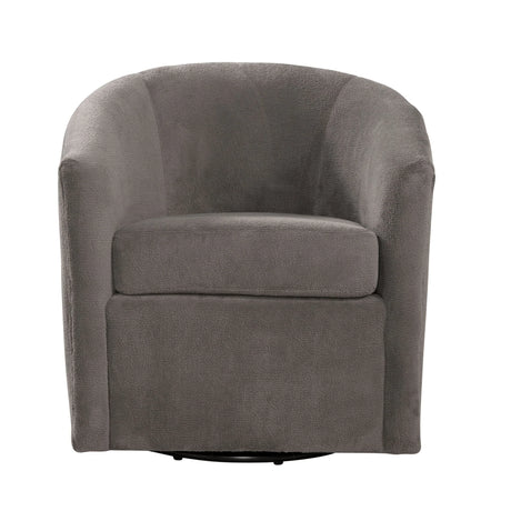 Oaklynn - Barrel Style Swivel Accent Chair - Furniture Home Direct