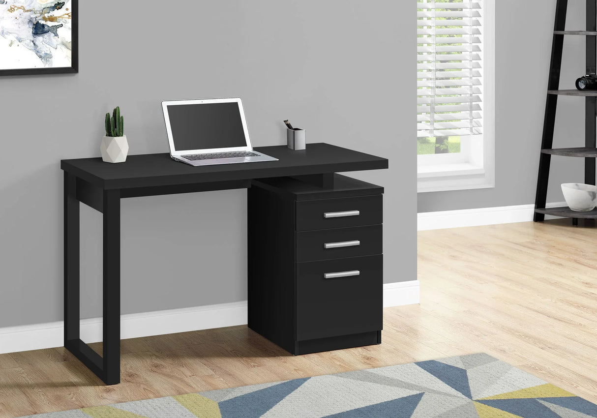 Computer Desk For Home Office Laptop, Left, Right Set - Up, Storage Drawers - Furniture Home Direct