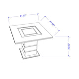 Ariya - 5 Pieces Bar Table And Bar Stool Set - Furniture Home Direct