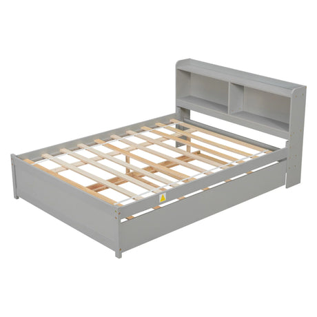 Full Bed With Trundle, Bookcase - Furniture Home Direct