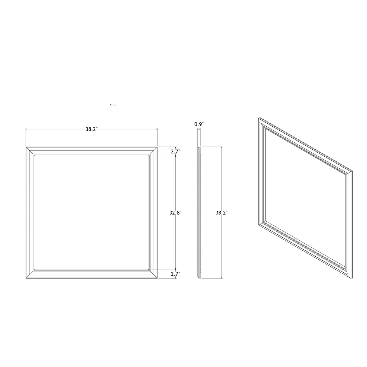 Charlston - Mirror - Furniture Home Direct