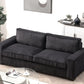 Luxe - Corduroy Sofa With Sleek Design, Spacious And Comfortable 3 Seater Couch - Furniture Home Direct