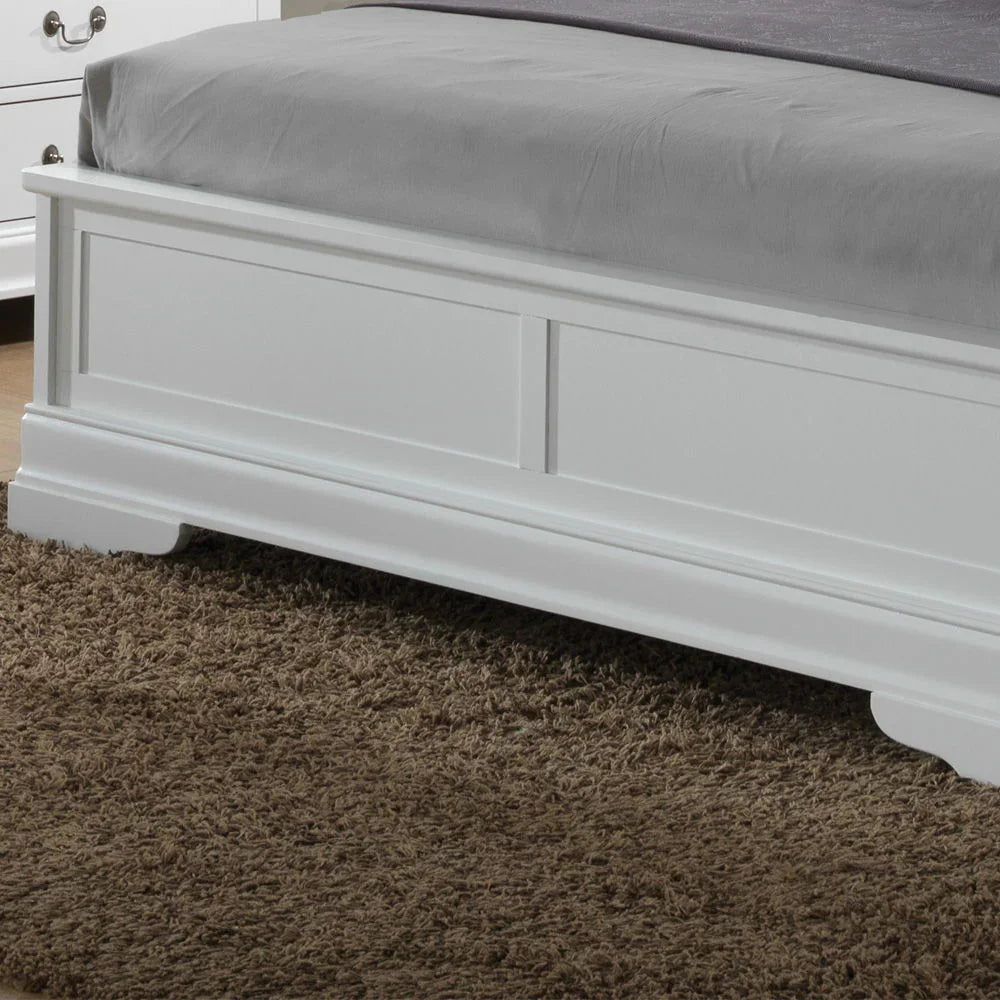 Sleigh Bed With Low Footboard - Furniture Home Direct