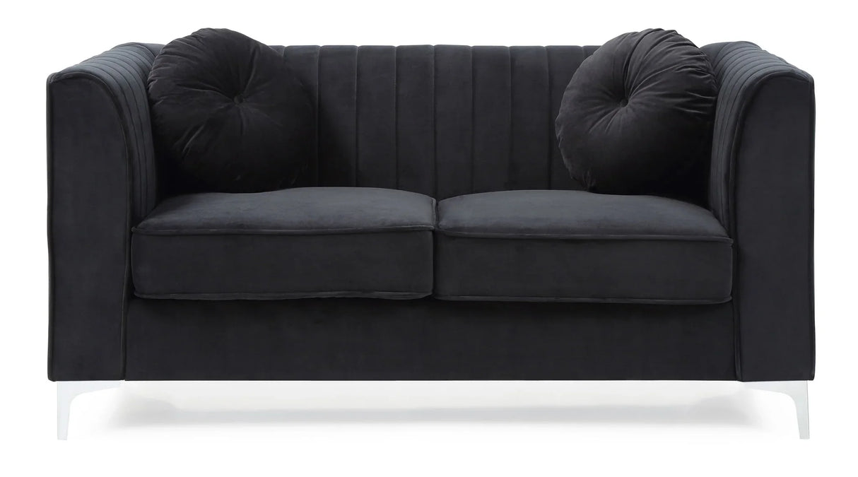 Delray - Micro Suede Loveseat - Furniture Home Direct